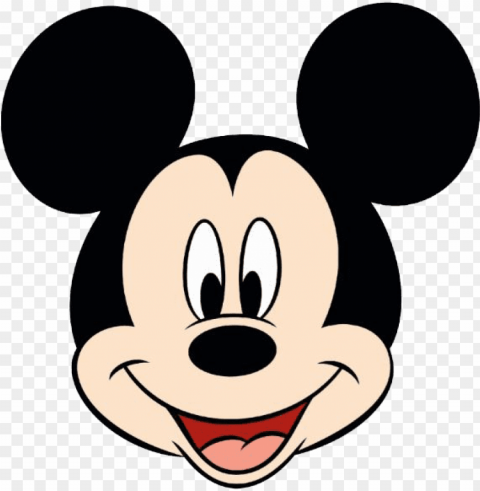 mickey mouse faces clipart - mickey mouse face Isolated Character on Transparent Background PNG