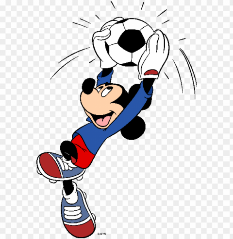 mickey mouse football - mickey mouse futbol Isolated Icon with Clear Background PNG