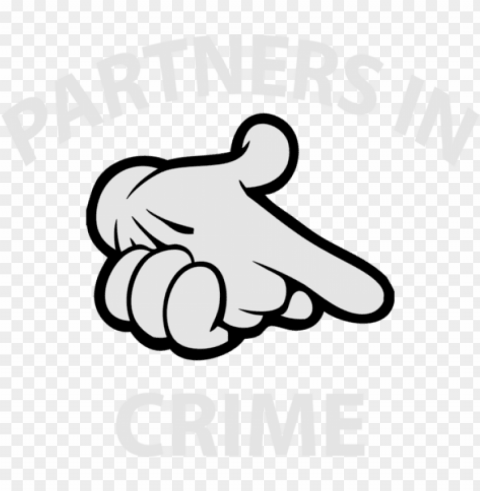 mickey mouse hands tumblr - partners in crime gu Isolated Design in Transparent Background PNG