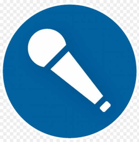 microphone icon gelardin microphones guide - mic blue icon Isolated Object on HighQuality Transparent PNG
