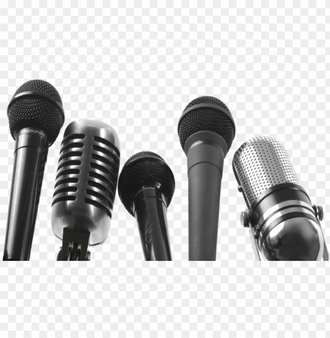 microphone Isolated Graphic Element in Transparent PNG