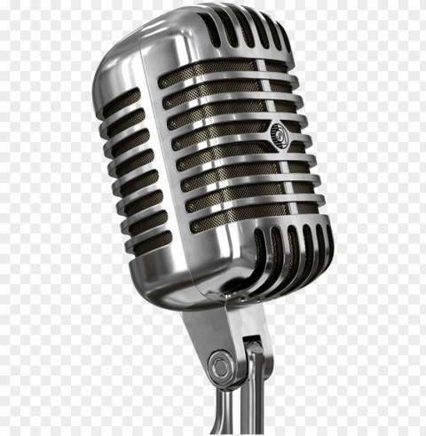 microphone transparent background - recording studio mic Isolated Design Element in HighQuality PNG