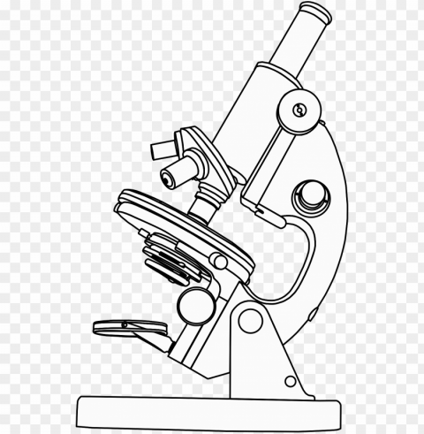microscope illustration PNG transparent images for printing