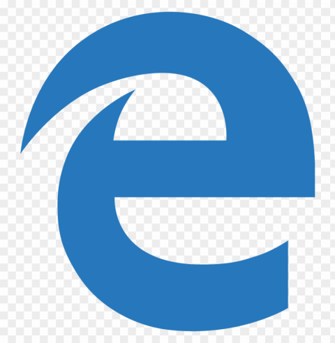 microsoft edge vector logo PNG Graphic with Transparency Isolation