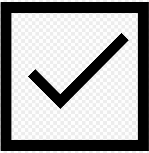 microsoft word check mark symbol - checkbox with tick mark PNG Isolated Design Element with Clarity