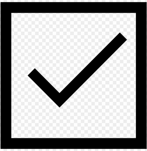 Microsoft Word Check Mark Symbol - Checkbox With Tick Mark PNG Isolated Design Element With Clarity