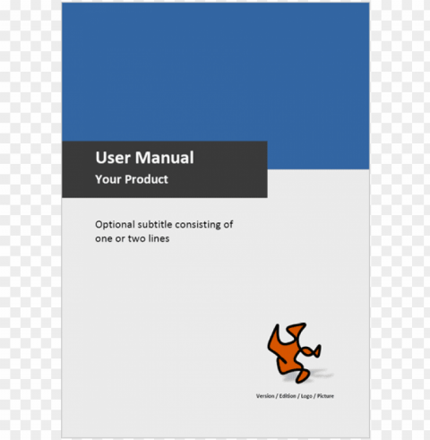 microsoft word cover page - user manual template PNG images with alpha transparency bulk