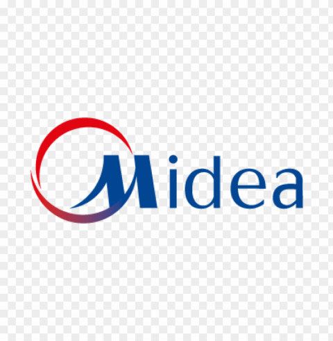 midea company vector logo free PNG with alpha channel for download