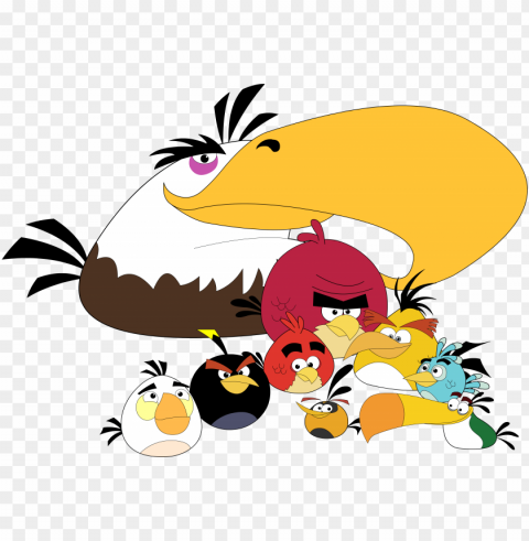 mighty eagle from angry birds PNG Image with Isolated Icon