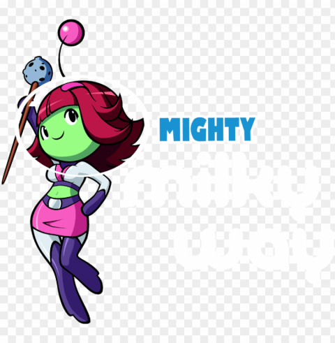 mighty milky way cover - wayforward mighty milky way Transparent background PNG stock