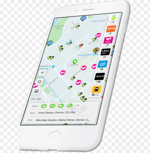 migo wants to be the netflix of transit but lyft - iphone Isolated Object in Transparent PNG Format