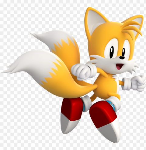 miles tails prower classic sonic s world - classic tails sonic generations Transparent Background Isolated PNG Character