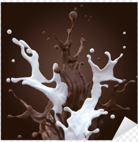 milk and chocolate cacao fountain splash sticker - milk Free PNG images with transparent layers compilation