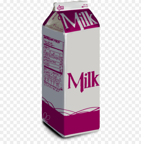 milk carton milk PNG Graphic Isolated on Clear Background