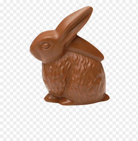 milk chocolate easter bunny HighResolution PNG Isolated Illustration