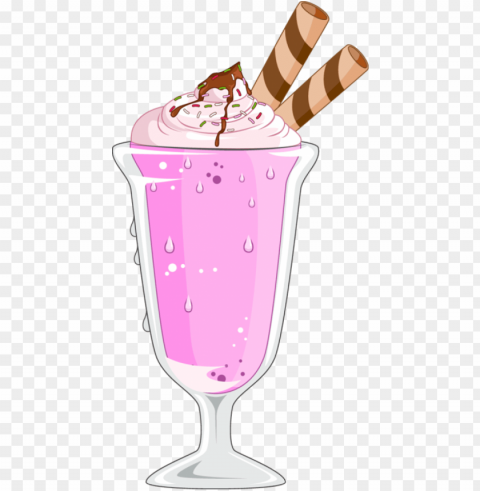 milkshake clipart clip art - ice cream soda clip art Isolated Design Element on PNG