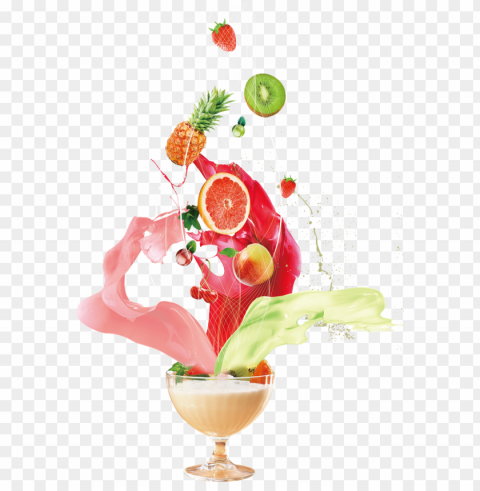 milkshake hd photo - fruit Isolated Element with Clear Background PNG