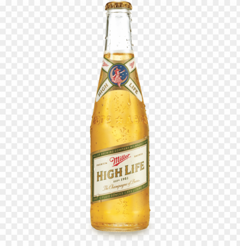 miller high life beer bottle - miller high life Transparent PNG images bundle
