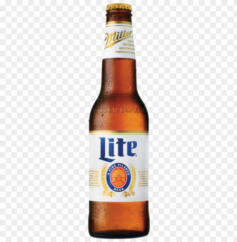 miller lite beer Transparent PNG graphics complete collection