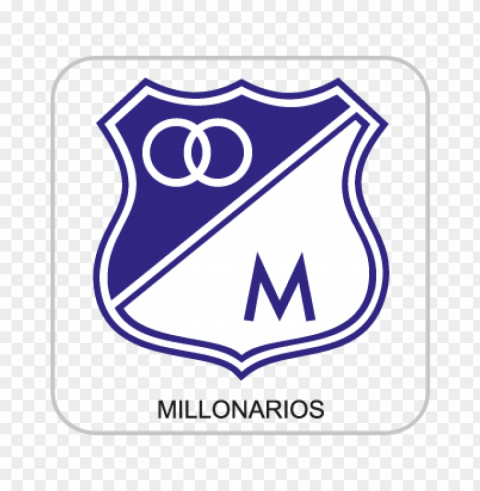 millonarios vector logo free Clear Background Isolated PNG Illustration