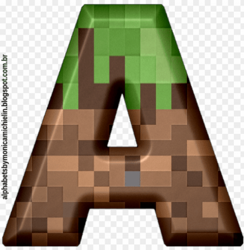 Minecraft Alfabeto - Alfabeto Minecraft Isolated Design Element In HighQuality PNG