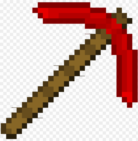 minecraft diamond pickaxe Transparent PNG Artwork with Isolated Subject