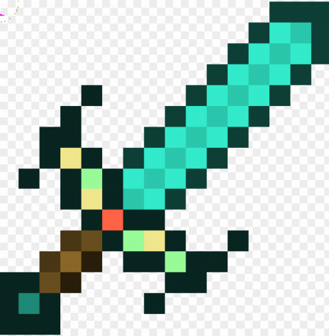 minecraft diamond sword - minecraft story mode enchanted diamond sword PNG photos with clear backgrounds