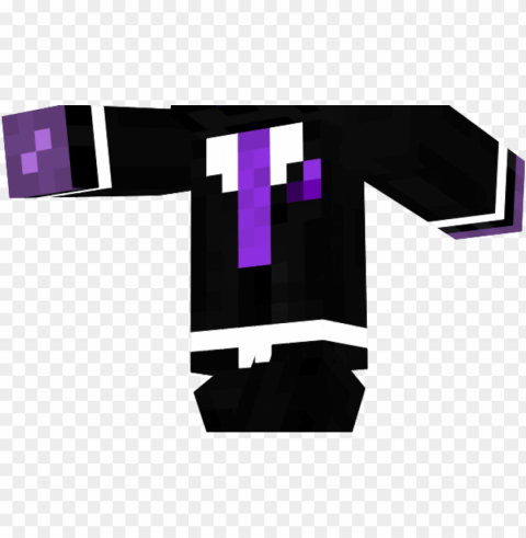 minecraft enderman in a suit skin softland hot trending - graphic desi Transparent Background PNG Isolated Element