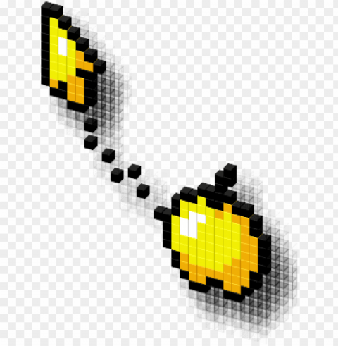 minecraft golden apple cursor Transparent Cutout PNG Graphic Isolation