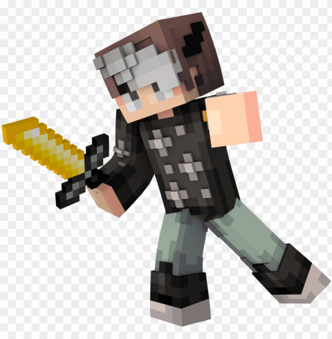 minecraft render - firearm HighQuality Transparent PNG Isolated Art