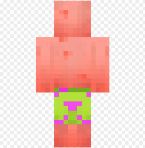 minecraft skin derpy patrick PNG photo with transparency