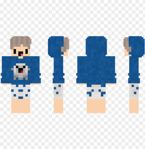 Minecraft Skin Derpy - Skin De Minecraft 3d Der PNG Isolated Subject On Transparent Background