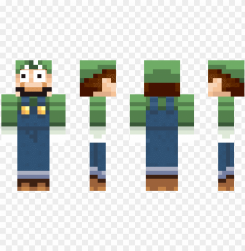 minecraft skin weegee - waluigi minecraft ski PNG Image Isolated on Transparent Backdrop PNG transparent with Clear Background ID 71e3fc90