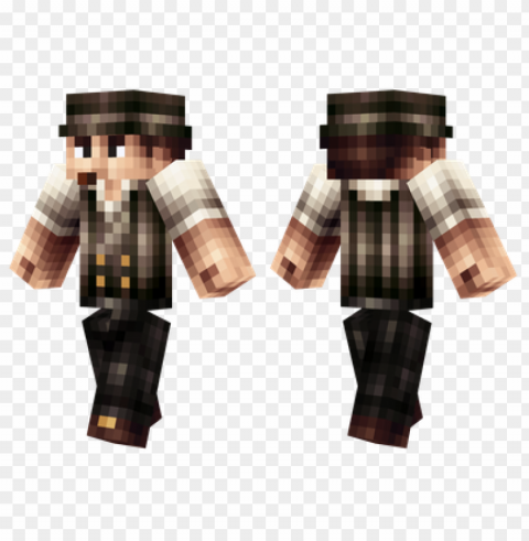 minecraft skins 50s gangster skin Transparent PNG Isolated Illustrative Element PNG transparent with Clear Background ID 05aba055