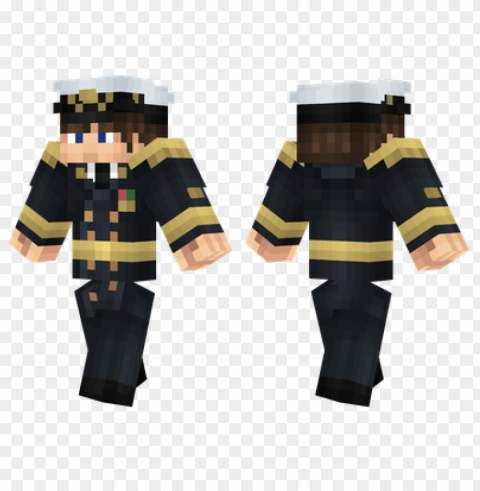 minecraft skins admiral skin Isolated Graphic Element in HighResolution PNG