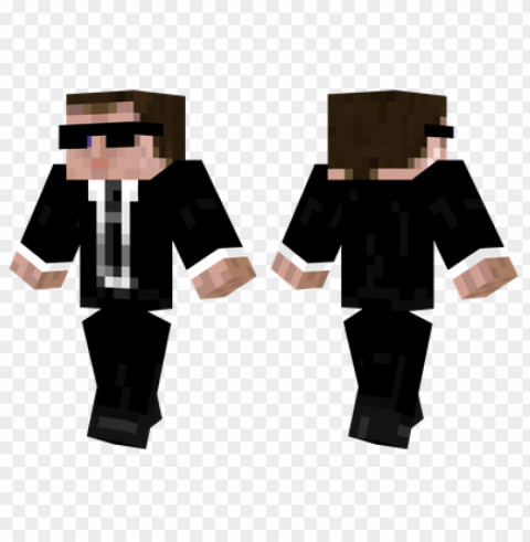 minecraft skins agent smith skin HighQuality Transparent PNG Isolated Graphic Element