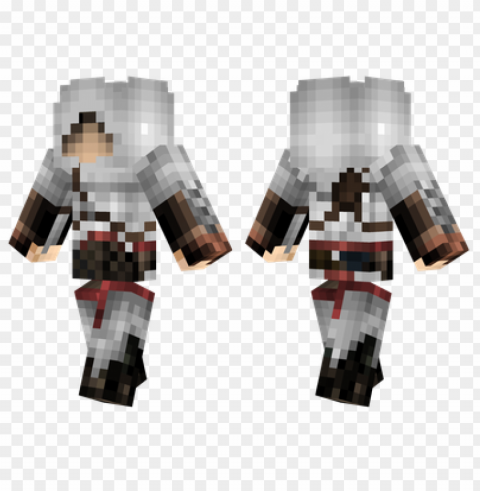 Minecraft Skins Altair Skin Isolated PNG Element With Clear Transparency