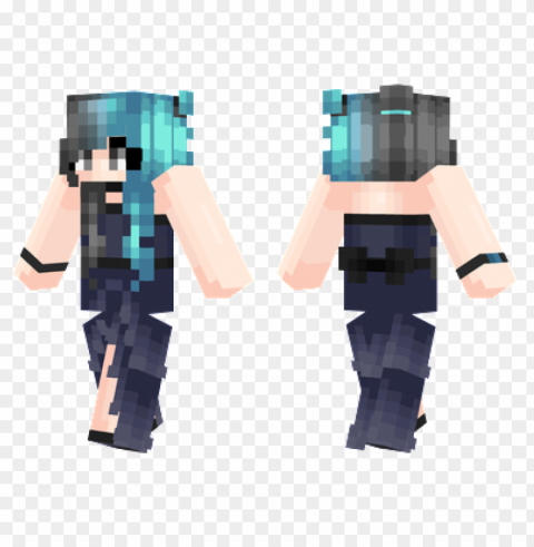 minecraft skins aura skin Transparent Background Isolated PNG Character