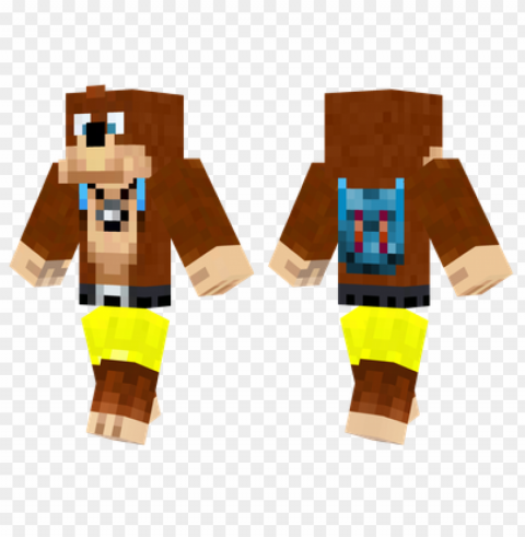 minecraft skins banjo skin PNG Graphic with Isolated Transparency