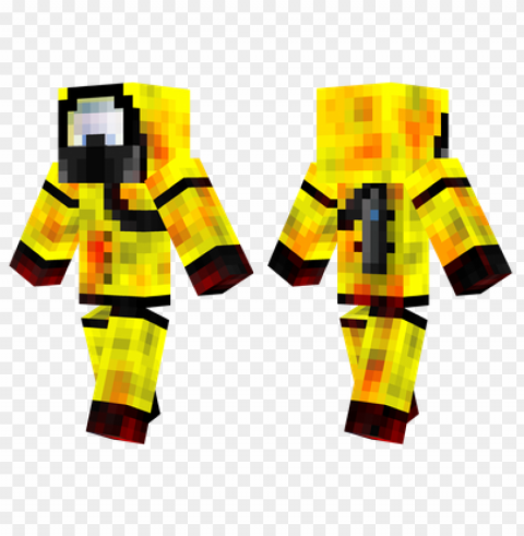 minecraft skins biohazard suit skin Transparent PNG image