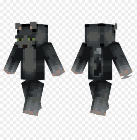 minecraft skins black cat skin Transparent PNG graphics variety