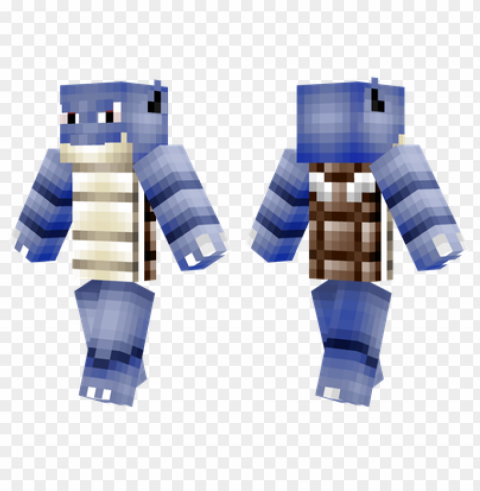 minecraft skins blastoise skin Isolated Illustration in Transparent PNG PNG transparent with Clear Background ID c2338e04
