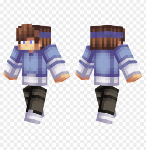 minecraft skins blue headband skin PNG with no background required PNG transparent with Clear Background ID b2758d4d