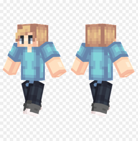 minecraft skins blue shirt skin PNG for digital art PNG transparent with Clear Background ID be797fb7
