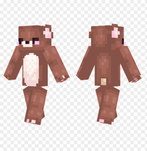 minecraft skins brown bear skin Transparent PNG illustrations