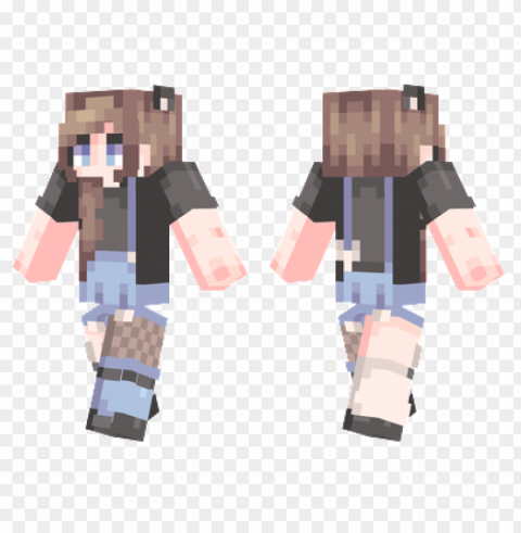 minecraft skins brown hair skin PNG clipart with transparent background