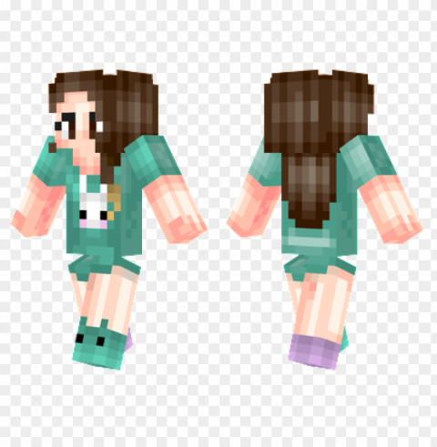 minecraft skins bunny shirt skin PNG images with alpha transparency wide collection