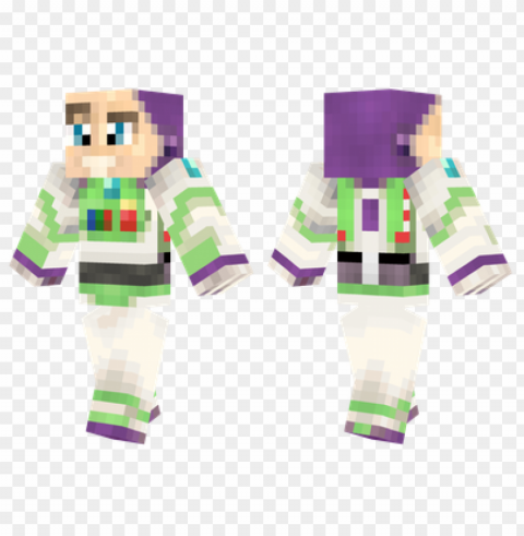 minecraft skins buzz lightyear skin Clear background PNG elements