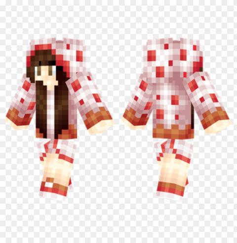 minecraft skins cake girl skin Isolated Character in Clear Transparent PNG