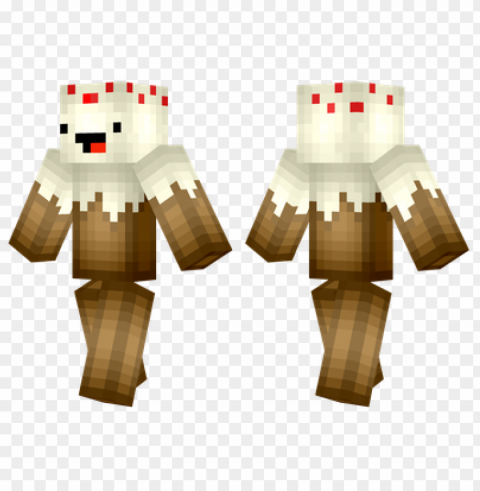 Minecraft Skins Cake Skin Clear Background PNG With Isolation